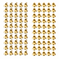 Mini Gold Craft Bells – 100 Pack — product