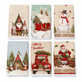 Vintage Christmas Kitchen Towels – 6 Pack — product