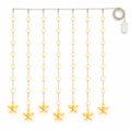 Star Curtain Lights for Windows – 46 Stars, Warm White — product