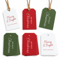 Modern Christmas Gift Tags with Jute Twine – 48 Pack — product
