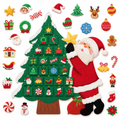 Christmas Tree Felt Advent Calendar – 24 Pockets — product