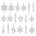 Crystal Drop Pendant Christmas Ornaments – 21 Piece Set — product