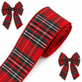 Buffalo Plaid Wired Christmas Ribbon – 2.5 Inch, 10 Yards — product
