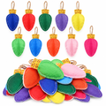 Colorful Felt Light Bulb Ornaments – 20 Pack — product
