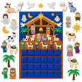 Nativity Felt Advent Calendar – 24 Pockets — product