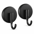 Black Suction Cup Wreath Hangers – 2 Pack — product