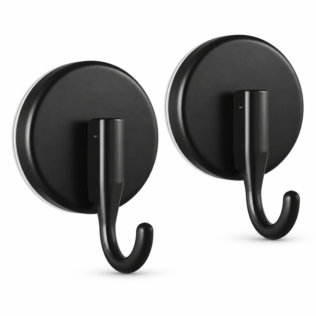 Black Suction Cup Wreath Hangers – 2 Pack — product