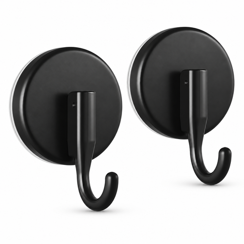 Black Suction Cup Wreath Hangers – 2 Pack — product